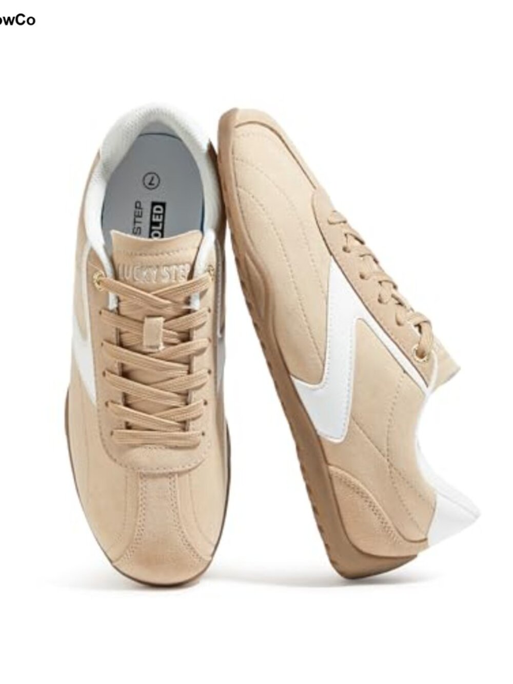 Women's Cow Suede Retro Fashion Sneakers Lightweight Slip-Resistant Walking